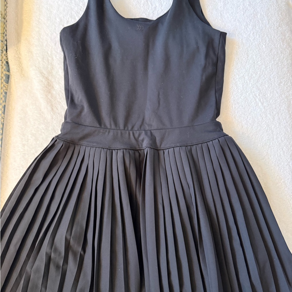 All in Motion Black Pleated Womens Active Performance dress size XS